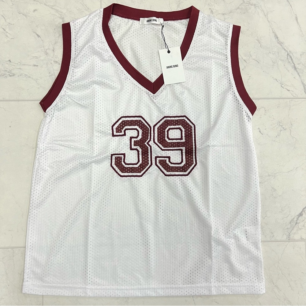 (AB-4) Anine Bing Number 39 Jersey Top - Picture 4 of 6